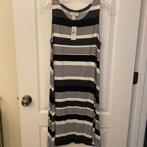Loft sleeveless tank dress NWT
